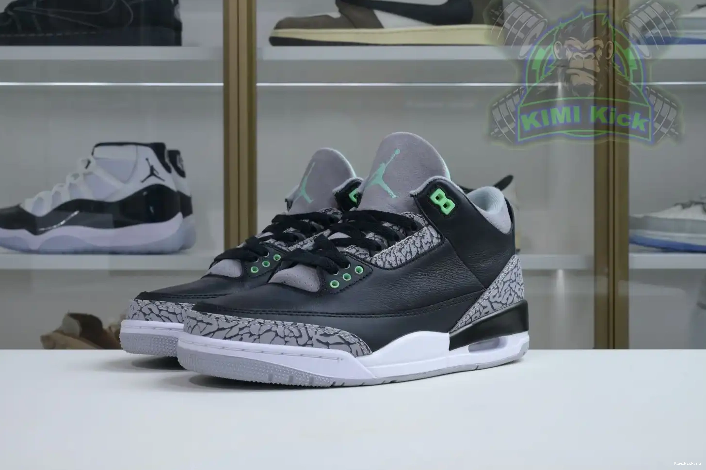 Glow 3 Green Jordan Air Kimikick 0521